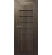 Межкомнатная дверь ДП DIM I-3 Choco Wood Lacobel Black