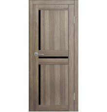 Межкомнатная дверь ДП DIM I-5.1 Taupe Wood Lacobel Black