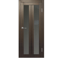 Межкомнатная дверь ДП DIM I-6 Choco Wood Сатинато Графит