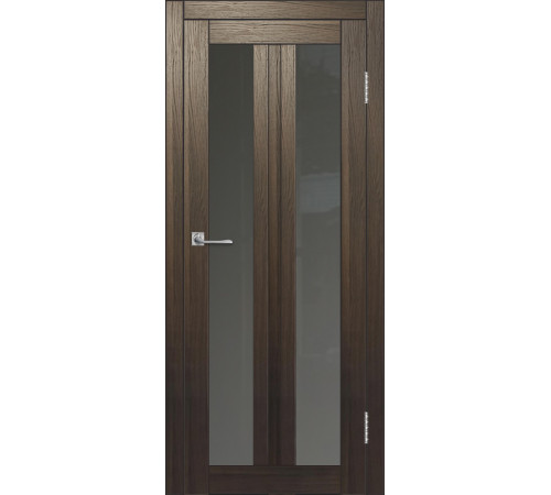 Межкомнатная дверь ДП DIM I-6 Choco Wood Сатинато Графит