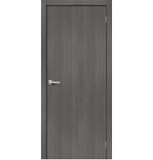 Межкомнатная дверь с экошпоном Браво-0 Grey Melinga