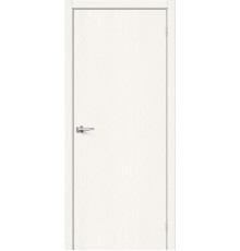 Межкомнатная дверь с экошпоном Браво-0 White Wood