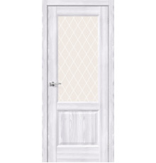 Межкомнатная дверь с экошпоном Неоклассик-33 Riviera Ice/White Сrystal