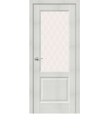 Межкомнатная дверь с экошпоном Неоклассик-33 Bianco Veralinga/White Сrystal