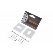 Накладка на цилиндр BORDER на квадратной розетке (белый (70431))