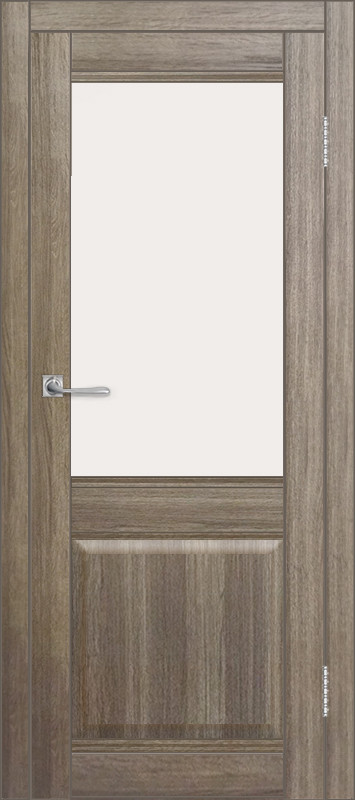 Межкомнатная дверь ДП DIM I-11 Taupe Wood Сатинато Белый