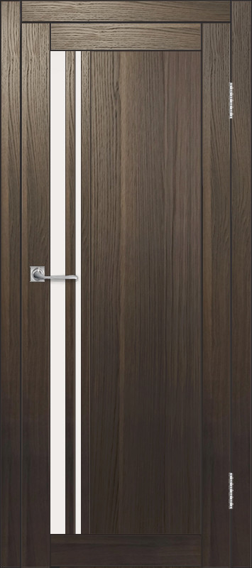 Межкомнатная дверь ДП DIM I-19.1 Choco Wood Сатинато Белый