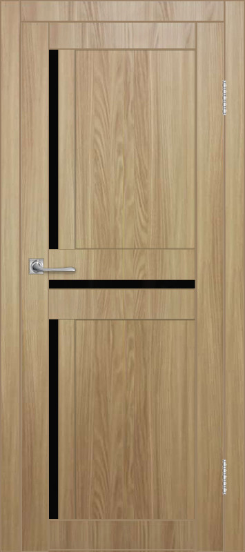 Межкомнатная дверь ДП DIM I-5.1 Sandy Wood Lacobel Black