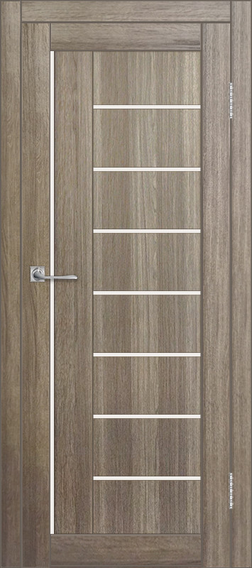 Межкомнатная дверь ДП DIM I-17 Taupe Wood Сатинато Белый
