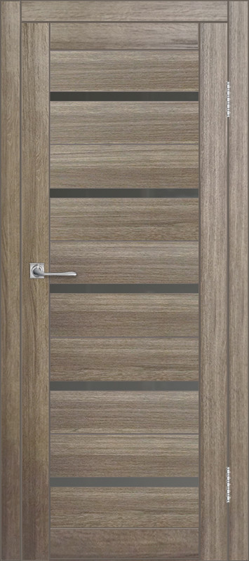 Межкомнатная дверь ДП DIM I-1 Taupe Wood Сатинато Графит
