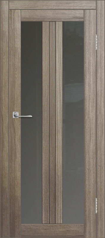 Межкомнатная дверь ДП DIM I-6 Taupe Wood Сатинато Графит
