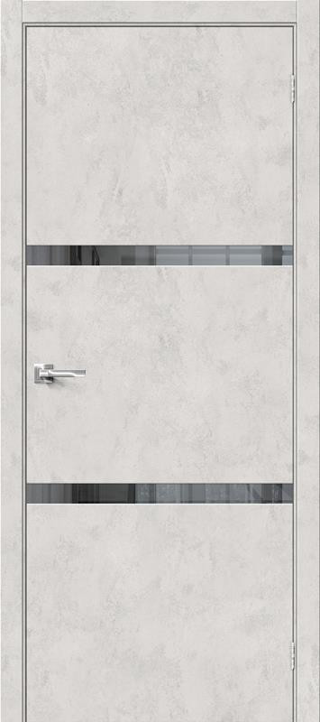 Межкомнатная дверь с экошпоном Браво-2.55 Look Art/Mirox Grey