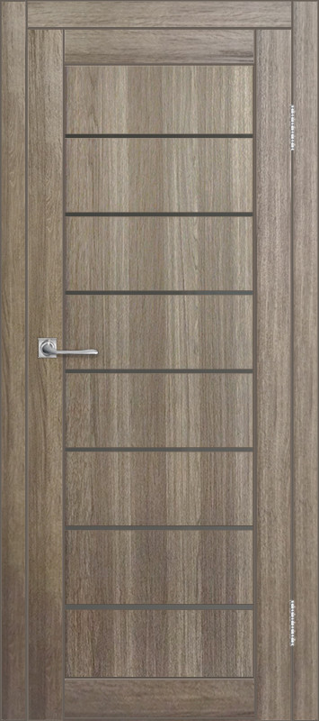Межкомнатная дверь ДП DIM I-3 Taupe Wood Сатинато Графит