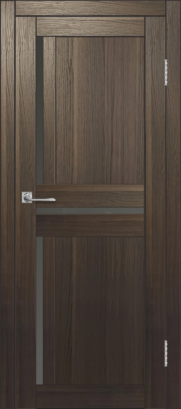 Межкомнатная дверь ДП DIM I-5.1 Choco Wood Сатинато Графит