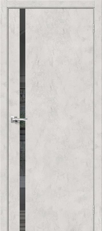 Межкомнатная дверь с экошпоном Браво-1.55 Look Art/Mirox Grey