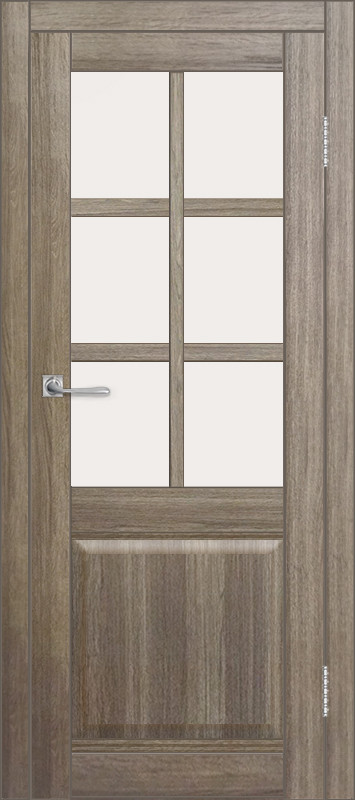 Межкомнатная дверь ДП DIM I-15 Taupe Wood Сатинато Белый