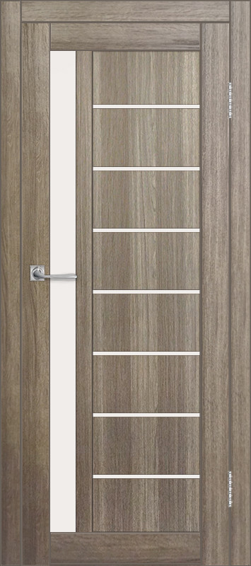 Межкомнатная дверь ДП DIM I-2 Taupe Wood Сатинато Белый