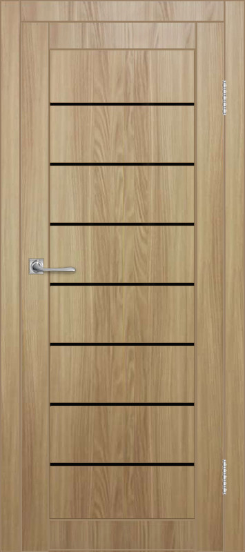 Межкомнатная дверь ДП DIM I-3 Sandy Wood Lacobel Black