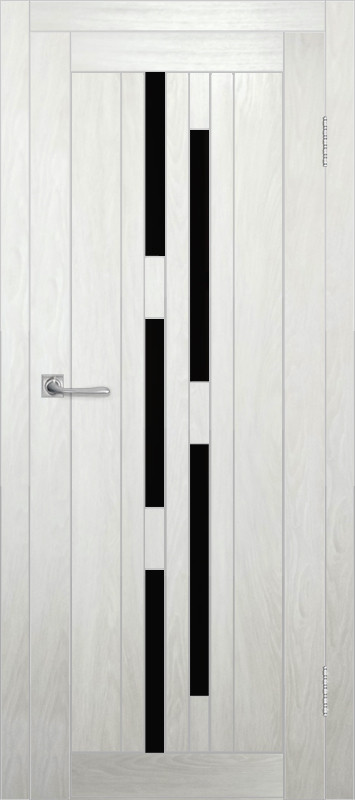 Межкомнатная дверь ДП DIM I-4 Blond Wood Lacobel Black