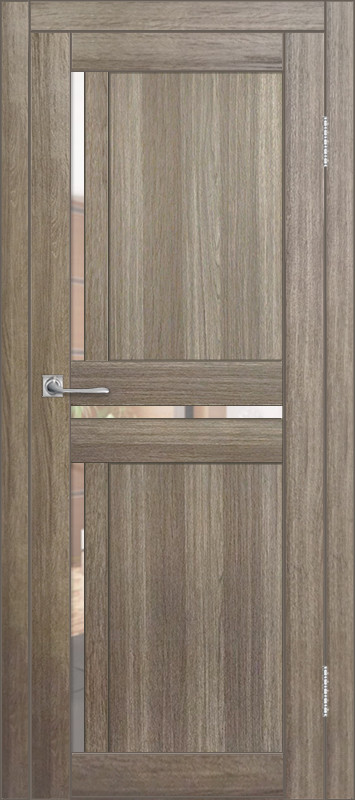 Межкомнатная дверь ДП DIM I-5.1 Taupe Wood С Зеркалом