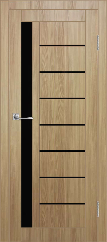 Межкомнатная дверь ДП DIM I-2 Sandy Wood Lacobel Black
