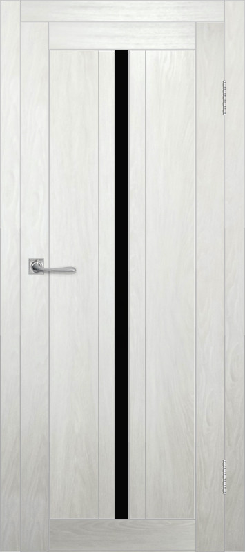 Межкомнатная дверь ДП DIM I-9 Blond Wood Lacobel Black