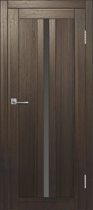 Межкомнатная дверь ДП DIM I-9 Choco Wood Сатинато Графит