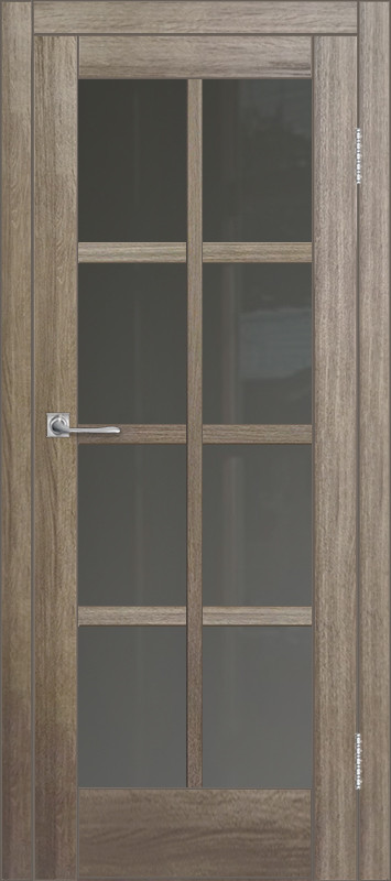 Межкомнатная дверь ДП DIM I-14 Taupe Wood Сатинато Графит