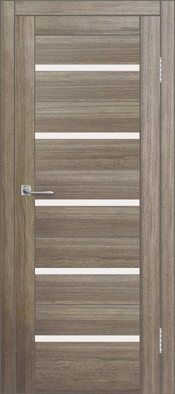 Межкомнатная дверь ДП DIM I-1 Taupe Wood Сатинато Белый