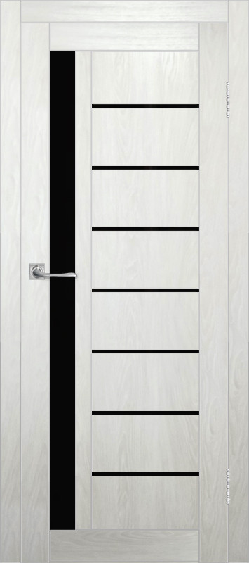 Межкомнатная дверь ДП DIM I-2 Blond Wood Lacobel Black