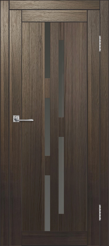 Межкомнатная дверь ДП DIM I-4 Choco Wood Сатинато Графит