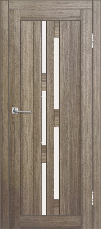 Межкомнатная дверь ДП DIM I-4 Taupe Wood Сатинато Белый
