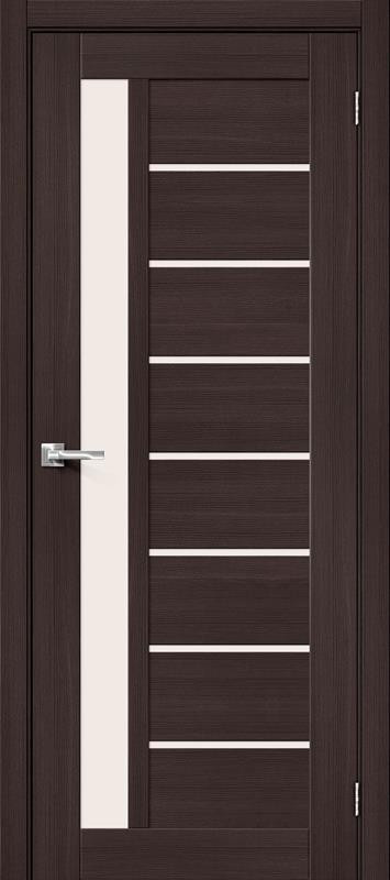 Межкомнатная дверь с экошпоном Браво-27 Wenge Melinga/Magic Fog