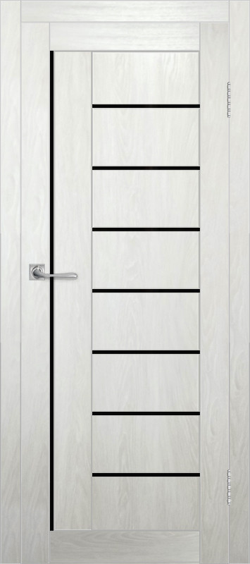 Межкомнатная дверь ДП DIM I-17 Blond Wood Lacobel Black