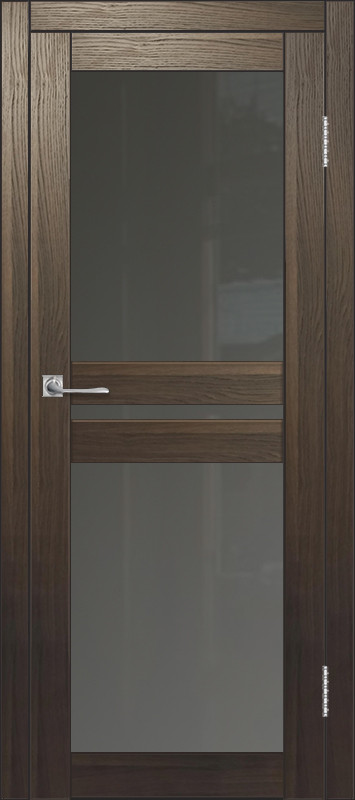 Межкомнатная дверь ДП DIM I-7 Choco Wood Сатинато Графит