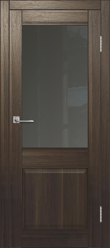 Межкомнатная дверь ДП DIM I-11 Choco Wood Сатинато Графит