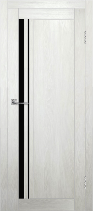 Межкомнатная дверь ДП DIM I-19.1 Blond Wood Lacobel Black