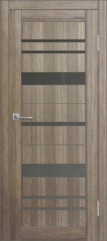 Межкомнатная дверь ДП DIM I-16 Taupe Wood Сатинато Графит