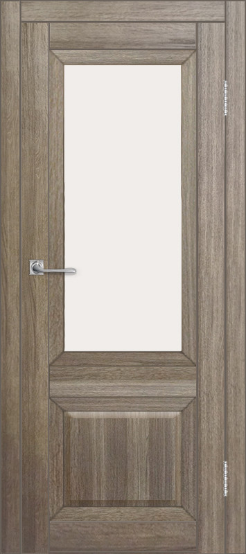 Межкомнатная дверь ДП DIM I-21 Taupe Wood Сатинато Белый