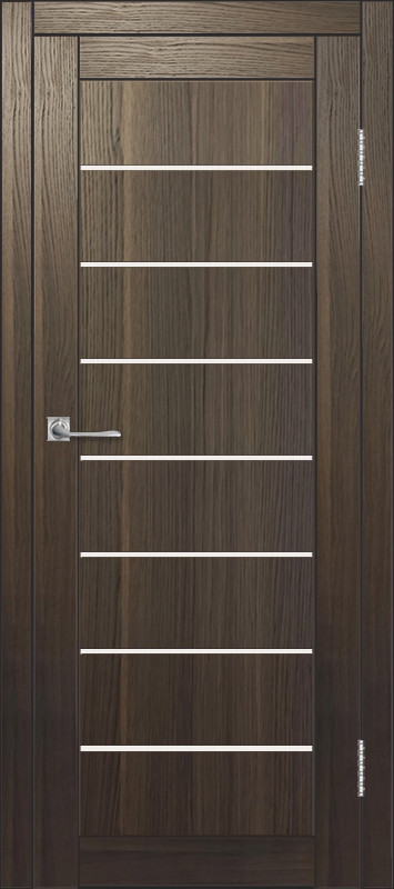 Межкомнатная дверь ДП DIM I-3 Choco Wood Сатинато Белый