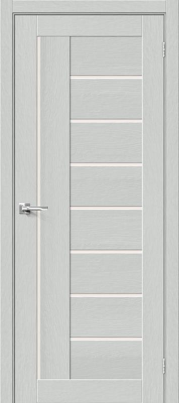 Межкомнатная дверь с экошпоном Браво-29 Grey Wood/Magic Fog